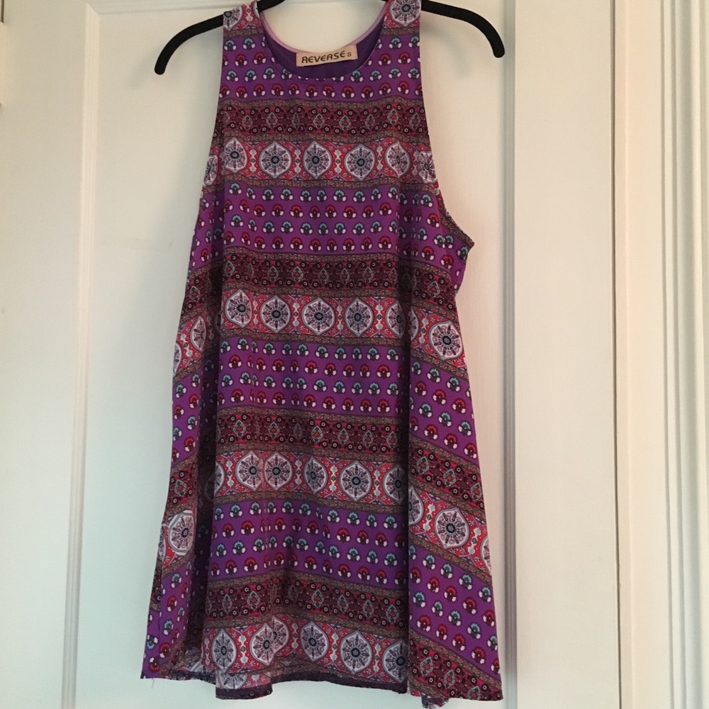 Purple Shift Dress